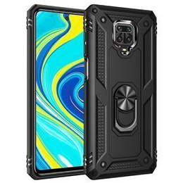 Páncélozott telefontok a Xiaomi Redmi Note 9S / 9 Pro, Nox Case Ring, fekete