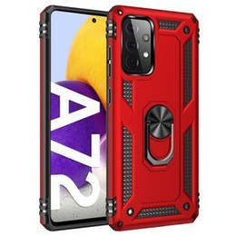 Páncélozott telefontok a Samsung Galaxy A72 5G, Nox Case Ring, kék