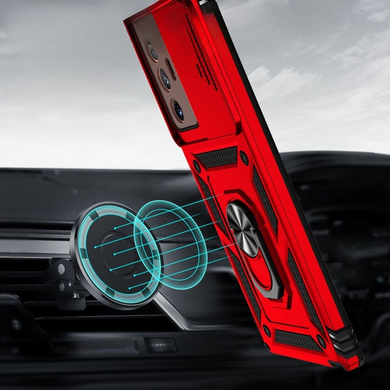 Telefontok a Samsung Galaxy Note 20 Ultra, CamShield Slide, piros