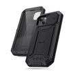 Tojás iPhone 13 Mini, R-JUST CamShield Slide, páncélozott, fekete
