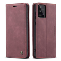 CASEME tok Samsung Galaxy A33 5G, Leather Wallet Case, piros