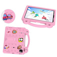 Gyermek tok iPad Air 10.9" 2022/2020 (5/4 gen.) / Pro 11" 2022/2021/2020 (4/3/2 gen.), Cute Patterns, állvánnyal, rózsaszín