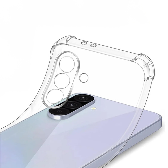 Tok a Samsung Galaxy A36, Erbord Dropproof, átlátszó + Glass