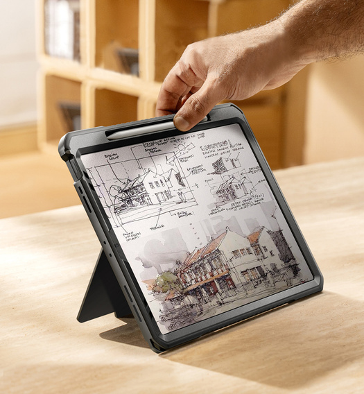 Dexnor 360° tok pánttal és tolltartóval iPad Pro 13" 2024 (7. generáció) készülékhez
