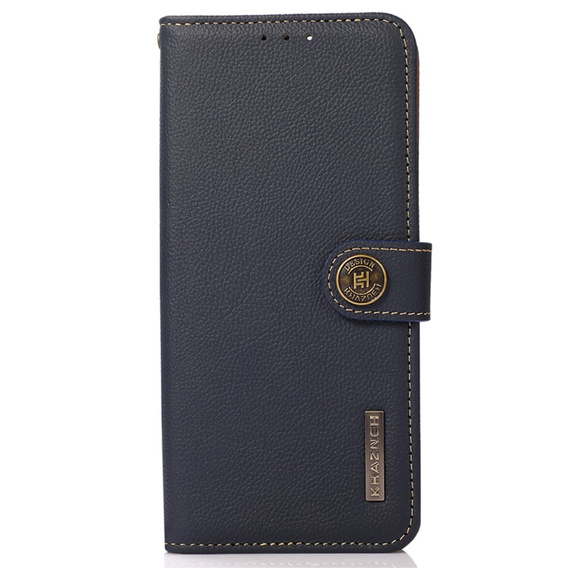 KHAZNEH RFID tok Xiaomi 13T / 13T Pro, Litchi textúra, kék