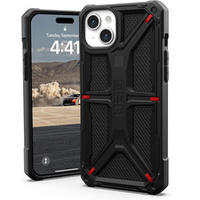 Tok Urban Armor Gear iPhone 15 Plus, Monarch, Kevlar fekete