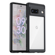 Tok Google Pixel 7 5G, Fusion Hybrid, kameravédelemmel, átlátszó / fekete