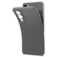 A Spigen tok Samsung Galaxy S25, Liquid Air, fekete + 9H edzett üveghez