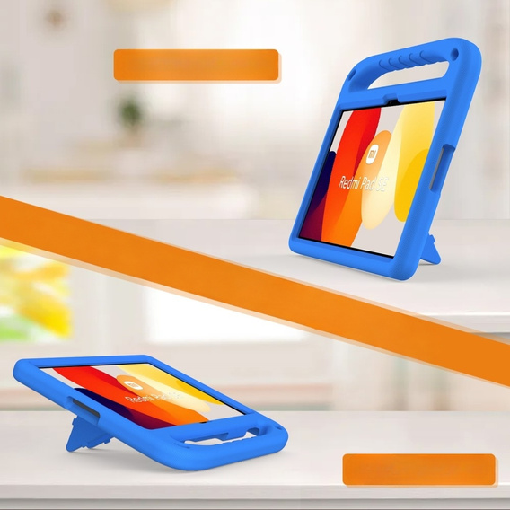Gyermek tok Xiaomi Redmi Pad SE 11", Gyermek tok fogantyúval, kék