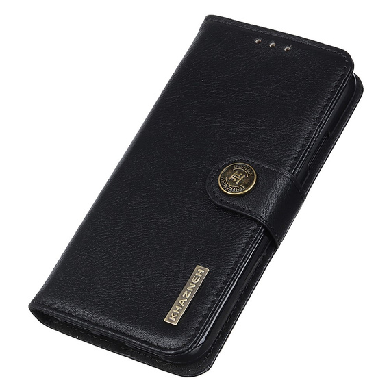 KHAZNEH RFID tok Motorola G85 5G, Litchi textúra, fekete