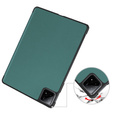 Tok Xiaomi Pad 6S Pro 12.4, Smartcase, zöld
