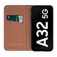 Skórzane Etui Wallet do Samsung Galaxy A32 5G, Brown