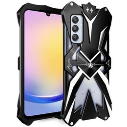 Páncélozott tok Samsung Galaxy A25 5G, Aluminum Alloy, fekete