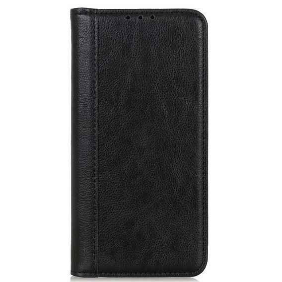 Telefontok a Xiaomi Redmi Note 13 Pro 4G / Xiaomi Redmi Note 14S / Xiaomi Poco M6 Pro 4G, Wallet Litchi Leather, fekete
