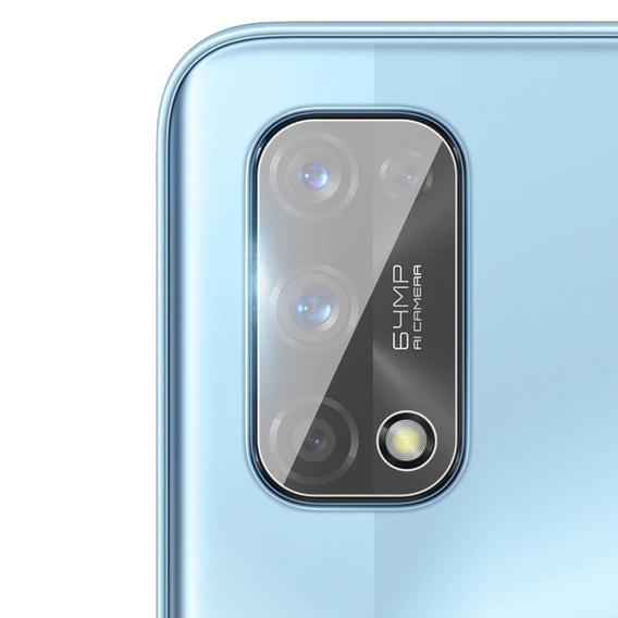 Edzett kameraüveg Realme 7 5G, kék