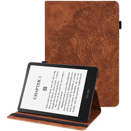 Pattintható tok Amazon Kindle Paperwhite 5 (2021), flower, kék