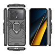 Telefontok a Xiaomi Poco X6 Pro 5G, Kickstand Ring, fekete