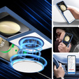 Tok Samsung Galaxy Z Flip7 FE / Z Flip6, Corners Dropproof, MagSafe-hoz, átlátszó / tengerészkék