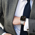 Karkötő Apple Watch 1/2/3/4/4/5/6/7/8/9/SE/ULTRA/ULTRA 2 42/44/45/45/49MM, titánium