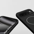 Szilikon tok a Google Pixel 10 Pro XL-hez, MagSafe-hoz, fekete