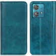 Telefontok a Motorola Moto G84 5G, Wallet Litchi Leather, zöld