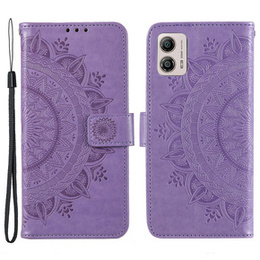 Pattintható tok a Motorola Moto G53 5G, Mandala, lila