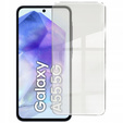 A Spigen tok Samsung Galaxy A55 5G, Liquid Air, fekete + 9H edzett üveghez