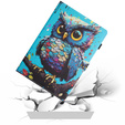 Tok Lenovo Tab M10 Plus TB-X606F, pánttal, owl