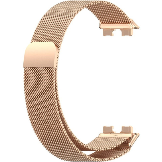 Bransoleta Milanese do Huawei Band 8, Różowa rose gold