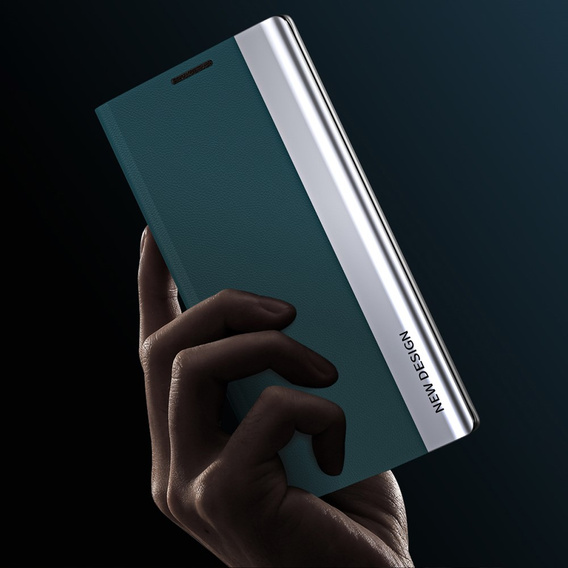 Pattintható tok a Samsung Galaxy A33 5G, Side Magnetic, zöld