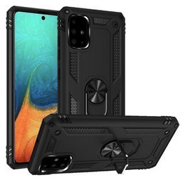 Páncélozott telefontok a Samsung Galaxy A51, Nox Case Ring, fekete