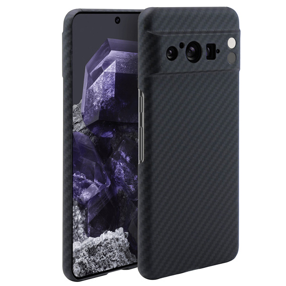 Tok Google Pixel 8 Pro, Aramid Fiber Cover, fekete