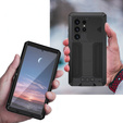 Páncélozott tok a Samsung Galaxy S25 Ultra, R-JUST, fekete