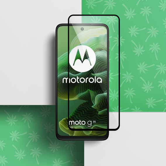 5D Full Glue Smart Palm edzett üveg Motorola Moto G35 5G készülékhez
