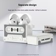 Retro szilikon kazettás tok Apple AirPods Pro 3 készülékhez