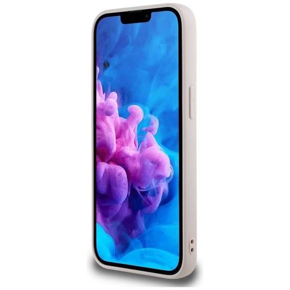 Guess HC MagSafe PU 4G gyűrűs klasszikus logós tok iPhone 16e-hez