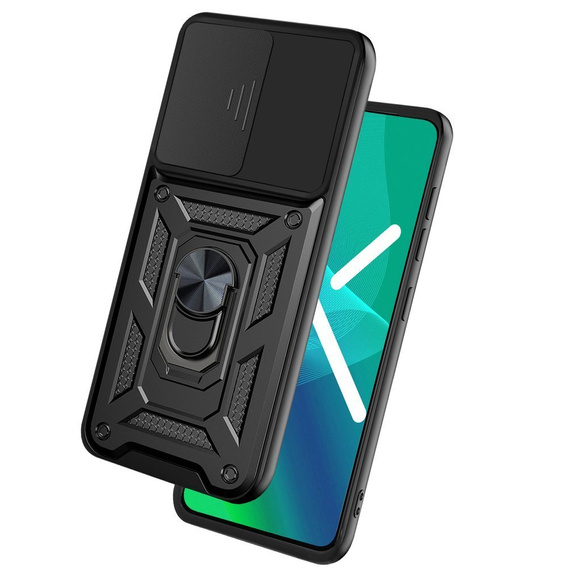 Telefontok a Samsung Galaxy S21, CamShield Slide, fekete