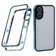 Tok iPhone 16, Magnetic Dual Glass, zöld