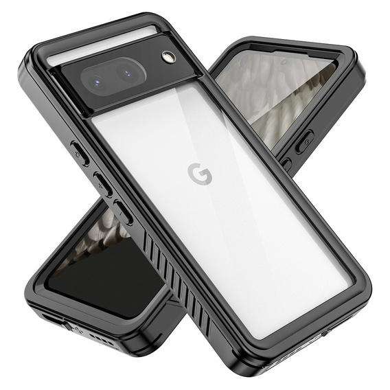 IP68 vízálló tok a Google Pixel 8, fekete