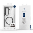 DuxDucis tok Samsung Galaxy Z Fold6 5G, Aimo Case, MagSafe, átlátszó / fekete