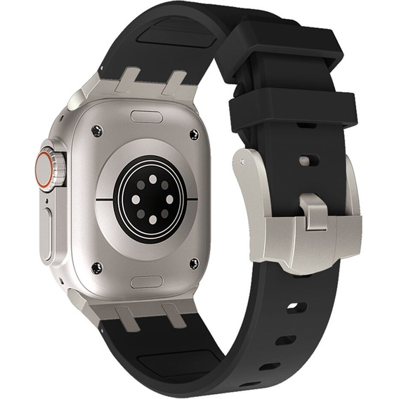 Szilikon szíj az Apple Watch 1/2/3/4/4/5/6/7/8/9/10/SE/Ultra/Ultra 2 42/44/45/49MM órához
