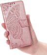 Pattintható tok a Honor 400 5G, Butterfly, rózsaszín rose gold