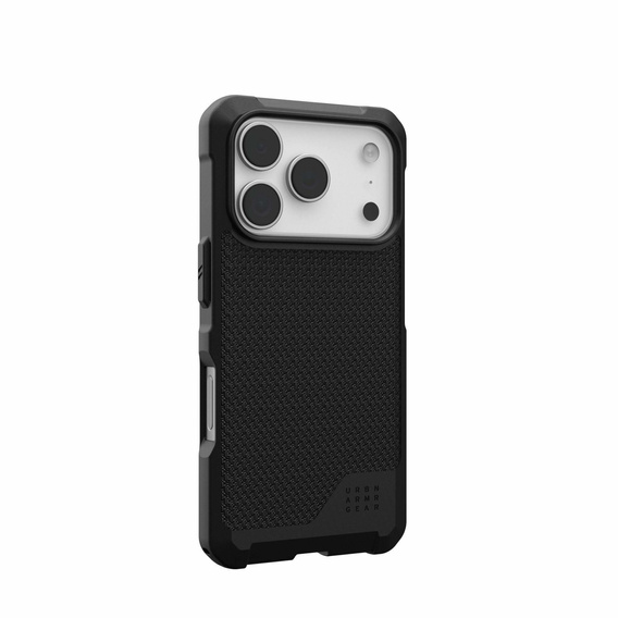 Urban Armor Gear tok iPhone 17 Pro Max, Metropolis LT MagSafe Kevlar, Kevlar fekete