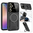 Páncélozott tok a Honor Magic 6 Lite 5G készülékhez, Magnetic Ring, fekete