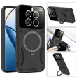 Páncélozott tok a Realme 12 Pro 5G / 12 Pro+ 5G készülékhez, Magnetic Ring, fekete