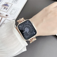 Bőrszíj Apple Watch 1/2/3/4/4/5/6/7/8/SE/Ultra 42/44/45/49mm, bézs színű