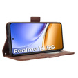 Pattintható tok a Realme 14 5G / Realme 14T 5G, Card Slot, barna