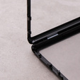 Magnetic Dual Glass MagSafe tok Samsung Galaxy S22 Ultra, fekete
