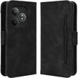 Pattintható tok a Realme GT 6 / 6T, Card Slot, fekete