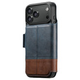 2 az 1-ben flip tok iPhone 17 Pro Max készülékhez, SUTENI, MagSafe-hoz, kék